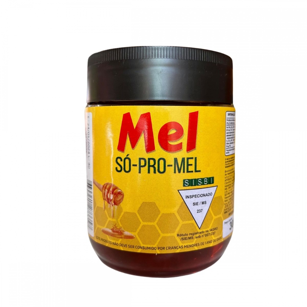 Mel SÓ-PRO-MEL - Pote 300g