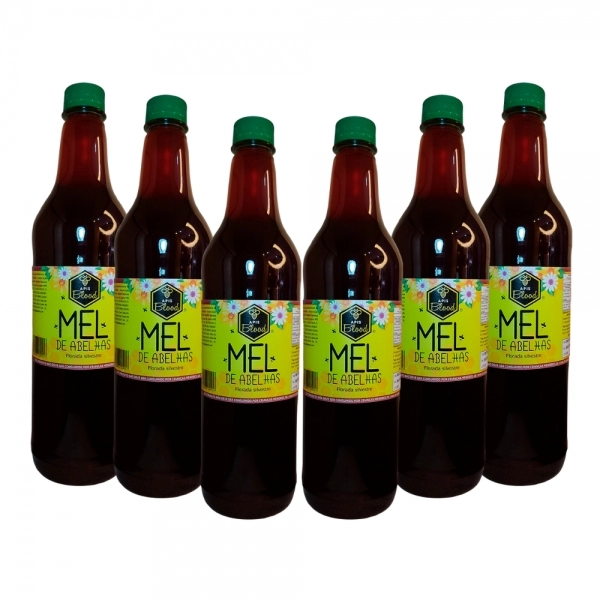 Mel Apis Blood - Garrafa 1,3kg - Kit 6